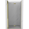 Mexen Mist-F skladacie sprchové dvere ľavé 85 cm, transparentné, zlaté - 8A6-085-000-50-00-L