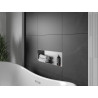 Mexen X-Wall-NR nástenná polica bez obvodu 60 x 20 cm, inox - 1911602010