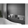 Mexen X-Wall-NR zapustená polica bez obruby 60 x 20 cm, inox - 1911602010