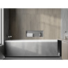 Mexen X-Wall-NR nástenná polica bez obvodu 60 x 20 cm, inox - 1911602010