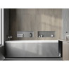 Mexen X-Wall-NR nástenná polica bez obvodu 60 x 20 cm, inox - 1911602010