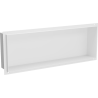 Mexen X-Wall-NR zapustená polica bez obruby 60 x 20 cm, Biela - 1921602010