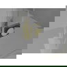 Mexen Mist-F skladacie sprchové dvere ľavé 70 cm, transparentné, zlaté kartáčované - 8A6-070-000-55-00-L