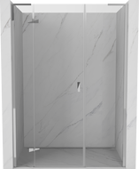 Mexen Mist-H L sprchové dvere posuvné ľavé 155 cm, transparentné, chróm - 8A5L-155-001-01-00-L