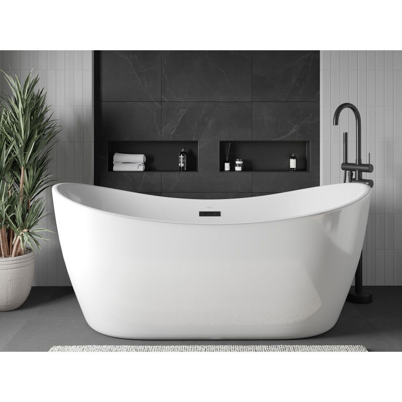 Mexen X-Wall-NR výklenková polica bez lemovania 60 x 20 cm, čierna - 1971602010