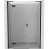 Mexen Mist-H L zásuvné sprchové dvere ľavé 160 cm, transparentné, čierne - 8A5L-160-001-70-00-L