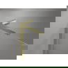 Mexen Mist-H L sprchové dvere otváracie pravé 135 cm, priehľadné, zlaté - 8A5L-135-001-50-00-P