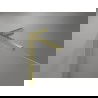 Mexen Mist-H L sprchové dvere sklopné pravé 155 cm, transparentné, zlaté kartáčované - 8A5L-155-001-55-00-P
