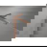 Mexen Mist-H L sprchové dvere výklopné pravé 125 cm, transparentné, brúsená meď - 8A5L-125-001-65-00-P