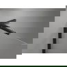 Mexen Mist-H L sprchové dvere výkyvné pravé 125 cm, priehľadné, čierne - 8A5L-125-001-70-00-P