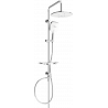 Mexen T17 sprchový stĺp, chróm/biela - 798171793-02