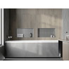 Mexen X-Wall-NR výklenková polica bez príruby 60 x 30 cm, inox - 1911603010