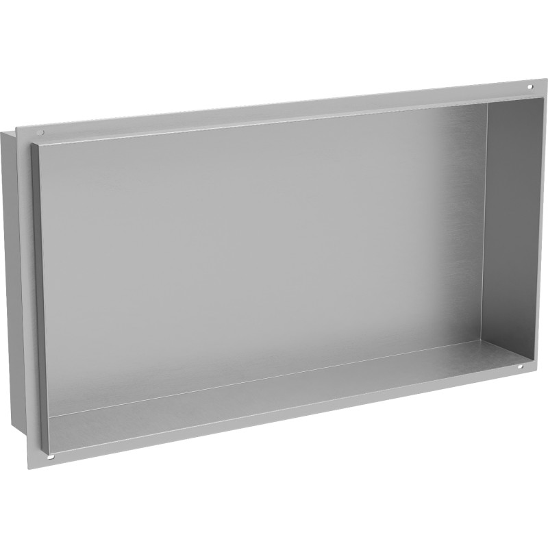 Mexen X-Wall-NR nástenná polica bez lemu 60 x 30 cm, inox - 1911603010