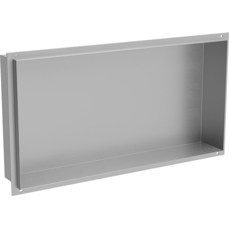 Mexen X-Wall-NR výklenková polica bez príruby 60 x 30 cm, inox - 1911603010