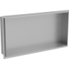 Mexen X-Wall-NR výklenková polica bez príruby 60 x 30 cm, inox - 1911603010