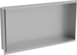 Mexen X-Wall-NR výklenková polica bez príruby 60 x 30 cm, inox - 1911603010