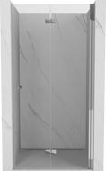 Mexen Mist-F skladacie pravé sprchové dvere 90 cm, priehľadné, chróm - 8A6-090-000-01-00-P