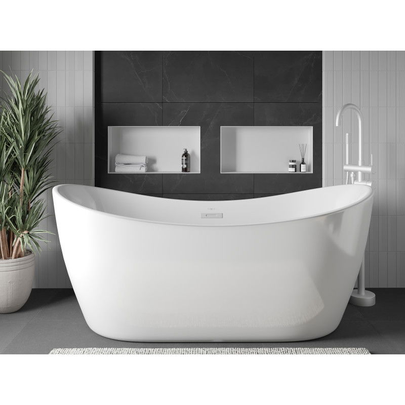 Mexen X-Wall-NR vstavaná polica bez príruby 60 x 30 cm, biela - 1921603010