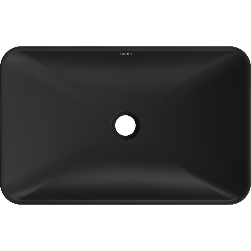 Mexen Avila umývadlo na dosku 58 x 37 cm, čierna matná - 21115585