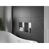 Mexen X-Wall-NR nástenná polica bez obruby s policou 60 x 30 cm, inox - 1911603010S