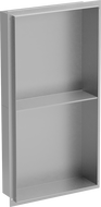 Mexen X-Wall-NR nástenná polica bez rámu s policou 60 x 30 cm, inox - 1911603010S