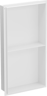 Mexen X-Wall-NR zapustená polica bez obruby s poličkou 60 x 30 cm, Biela - 1921603010S