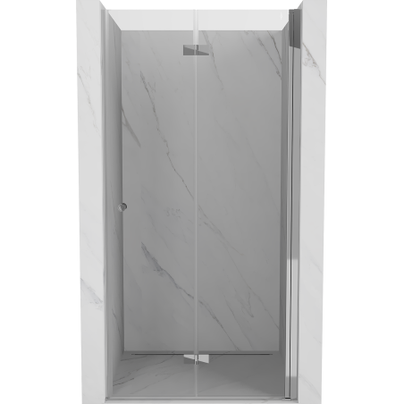 Mexen Mist-F sprchové dvere sklápacie pravé 120 cm, transparentné, chróm - 8A6-120-000-01-00-P
