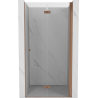 Mexen Mist-F skladacie sprchové dvere pravé 110 cm, transparentné, brúsená meď - 8A6-110-000-65-00-P