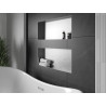 Mexen X-Wall-NR nástenná polica bez príruby 75 x 30 cm, inox - 1911753010