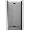 Mexen Mist-F sklápacie sprchové dvere pravé 115 cm, transparentné, čierne - 8A6-115-000-70-00-P
