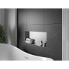 Mexen X-Wall-NR nástenná polica bez príruby 75 x 30 cm, inox - 1911753010