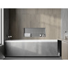 Mexen X-Wall-NR nástenná polica bez príruby 75 x 30 cm, inox - 1911753010