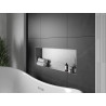 Mexen X-Wall-NR nástenná polica bez lemu 90 x 30 cm, inox - 1911903010