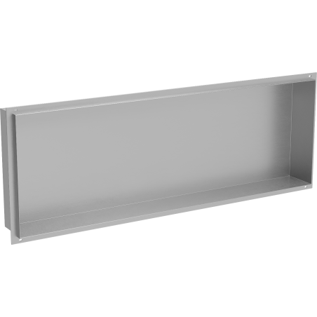 Mexen X-Wall-NR výklenková polica bez príruby 90 x 30 cm, inox - 1911903010