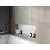 Mexen X-Wall-NR nástenná polica bez lemu 90 x 30 cm, inox - 1911903010