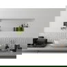Mexen X-Wall-NR zapustená polica bez obruby 90 x 30 cm, Biela - 1921903010