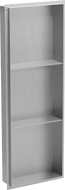 Mexen X-Wall-NR zapustená polica bez obruby s poličkou 90 x 30 cm, inox - 1911903010S