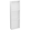 Mexen X-Wall-NR vstavaná polička bez obruby s policou 90 x 30 cm, biela - 1921903010S