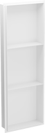Mexen X-Wall-NR zapustená polica bez obruby s poličkou 90 x 30 cm, Biela - 1921903010S