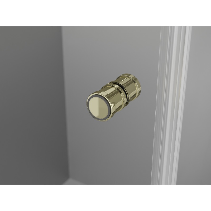 Mexen Mist-F Duo skladacia sprchová kabína pravá 70 x 85 cm, transparentná, zlatá - 8A6-070L-085P-50-00