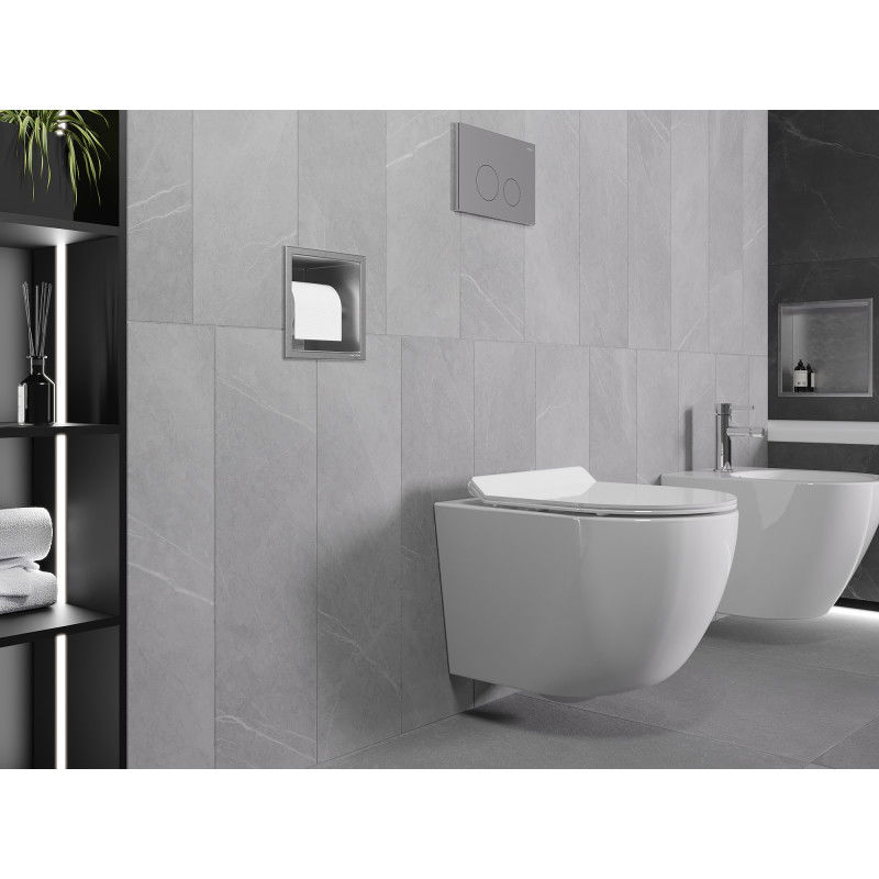 Mexen X-Wall-P držiak na toaletný papier, inox - 1913