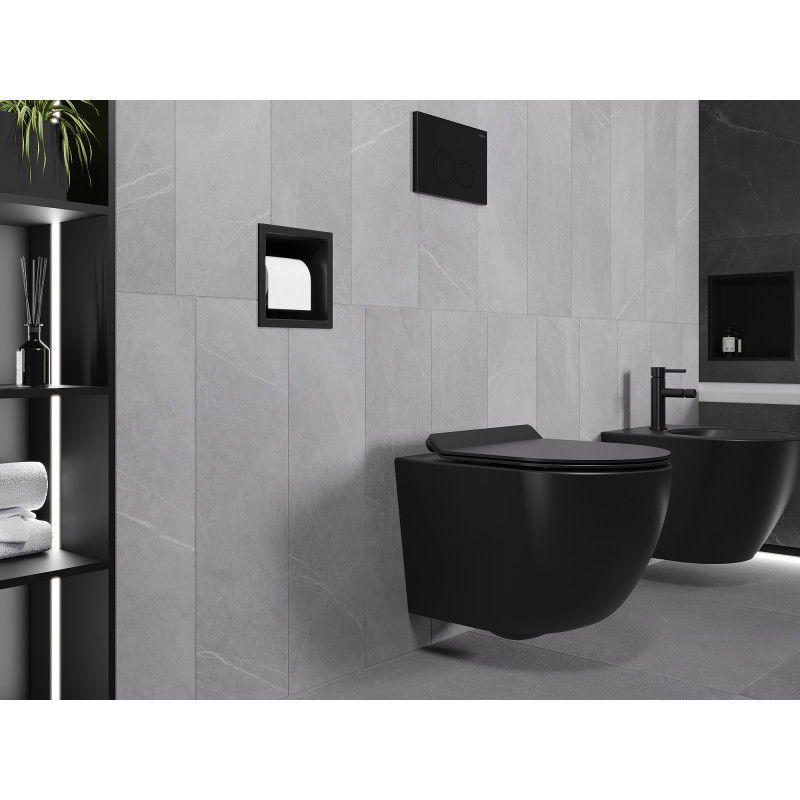 Mexen X-Wall-P držiak na toaletný papier, čierny - 1973