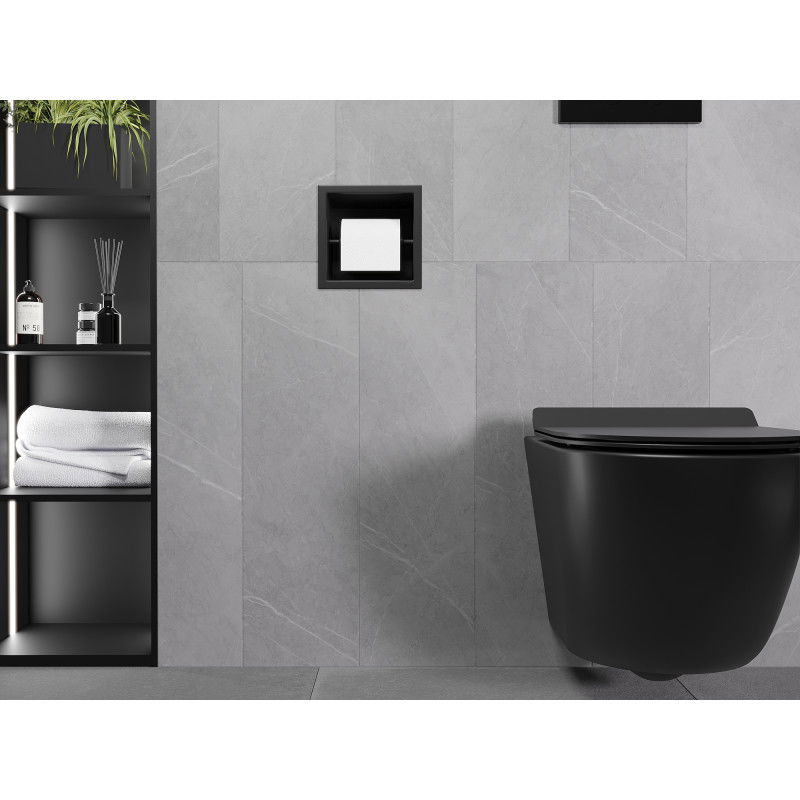 Mexen X-Wall-P držiak na toaletný papier, čierny - 1973