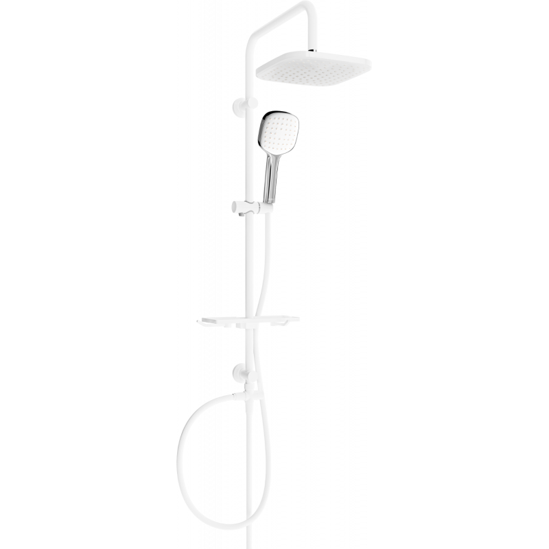 Mexen T33 sprchový stĺp, biela/chróm - 798333393-21