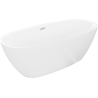 Mexen Luvo Slim voľne stojaca vaňa 170 x 75 cm, biela, prepad chróm - 52801707500-01