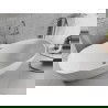 Mexen Luvo Slim voľne stojaca vaňa 170 x 75 cm, biela, prepad chróm - 52801707500-01