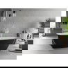 Mexen Luvo Slim voľne stojaca vaňa 170 x 75 cm, bielo/čierna, biely preliv - 52801707575-20