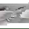 Mexen Luvo Slim voľne stojaca vaňa 170 x 75 cm, bielo/čierna, biely preliv - 52801707575-20