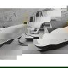 Mexen Luvo Slim voľne stojaca vaňa 170 x 75 cm, biela/čierna, prepad zlatý - 52801707575-50