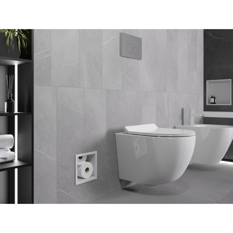 Mexen X-Wall-B zásobník na toaletný papier, biely - 1925